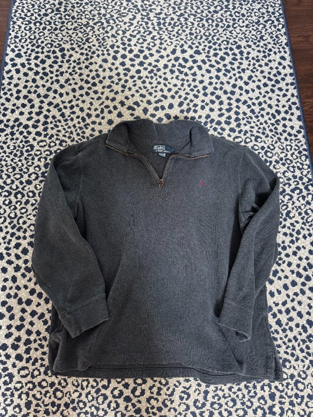 Vintage Polo Ralph Lauren Quarter-Zip (Made in USA Northern Mariana Islands) - L